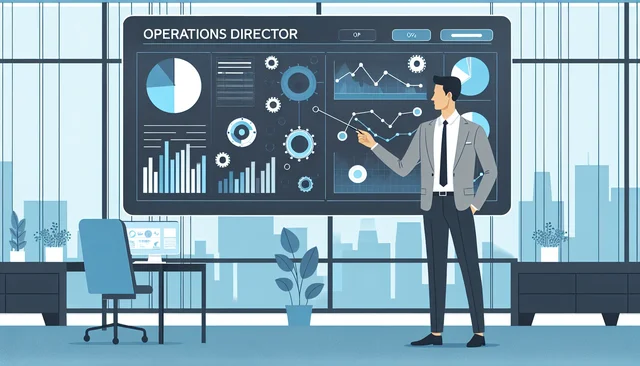 Illustration pour un CV de Directeur des opérations