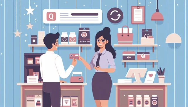 Illustration pour un CV de Vendeuse