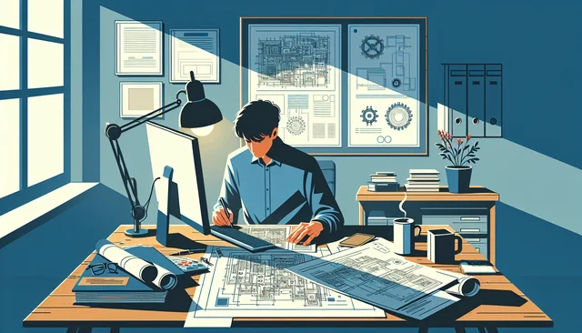 Illustration pour un CV de Rédacteur Technique