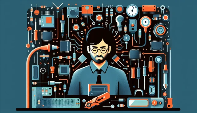 Illustration pour un CV de Ingénieur électronique