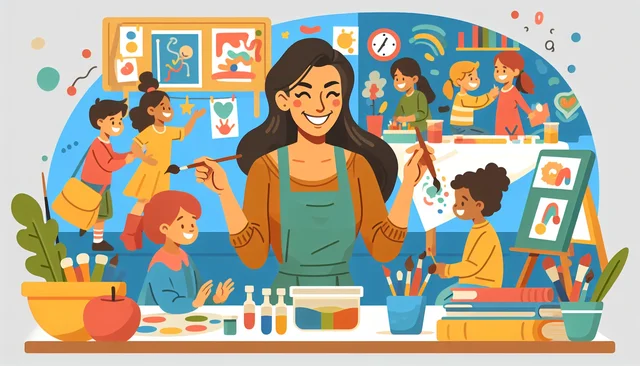Illustration pour un CV de Animateur périscolaire