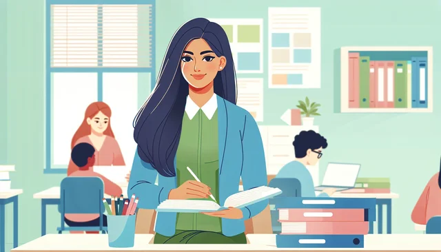 Illustration pour un CV de Assistant d’éducation