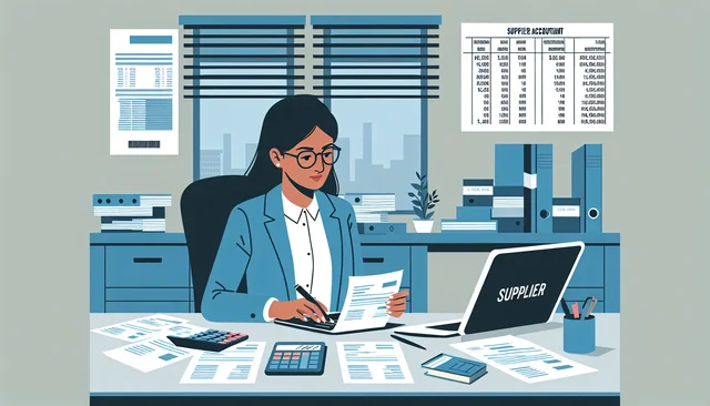 Illustration pour un CV de Comptable fournisseur