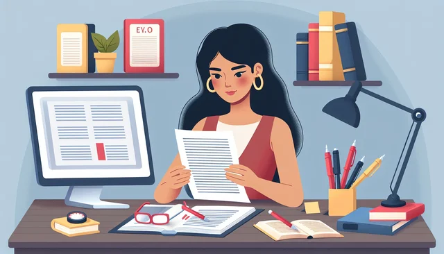 Illustration pour un CV de Correcteur