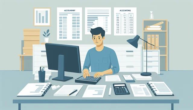 Illustration pour un CV de Assistant comptable