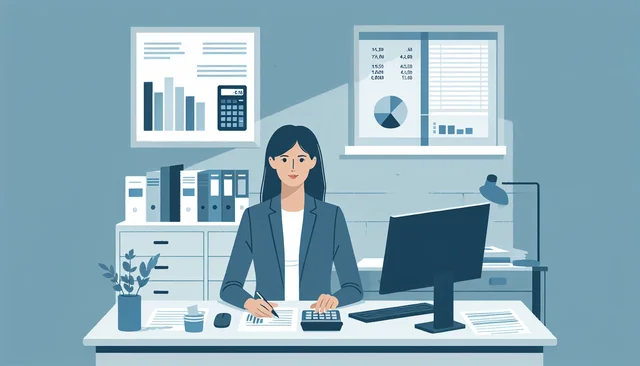 Illustration pour un CV de Gestionnaire comptable