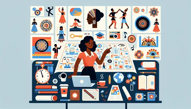 Illustration pour un CV de Chef de projet culturel
