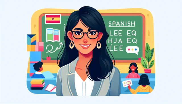 Illustration pour un CV de Professeur d’espagnol