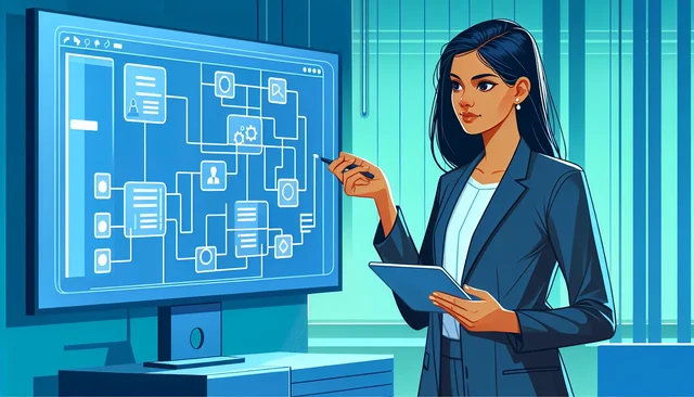 Illustration pour un CV de Directeur technique