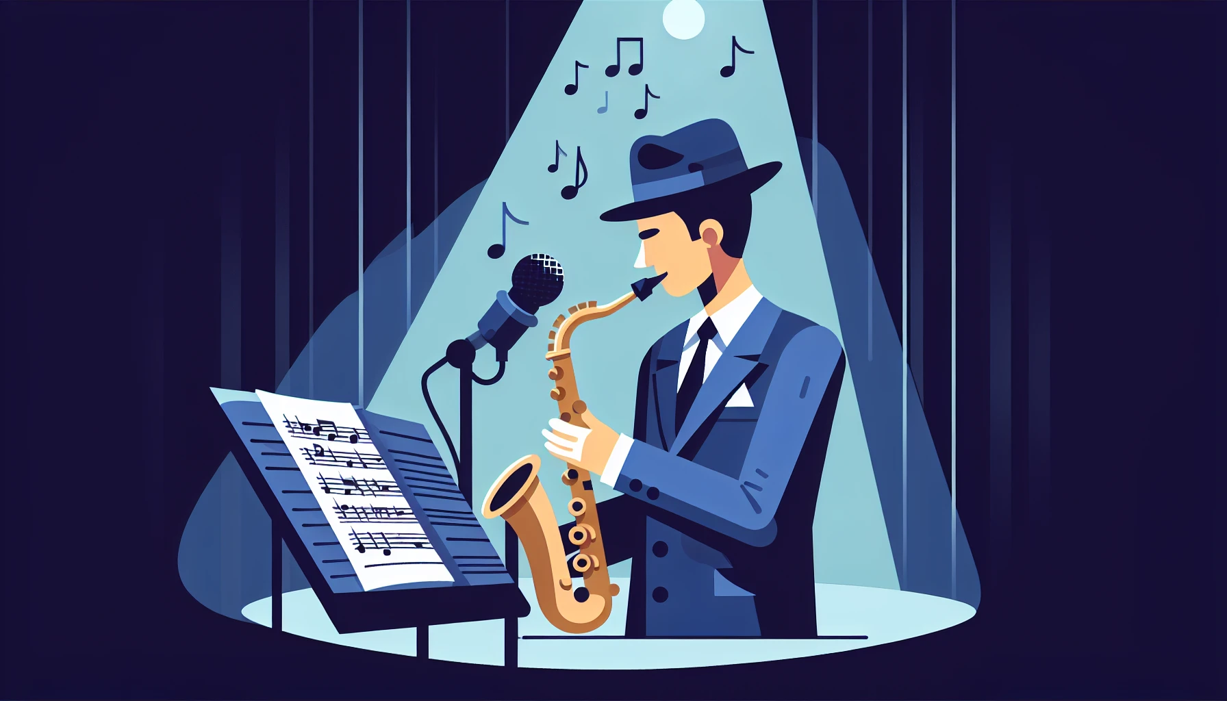 Illustration pour un CV de Musicien