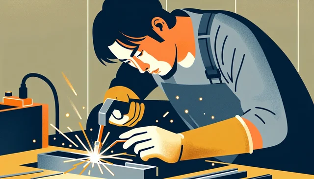 Illustration pour un CV de Soudeur
