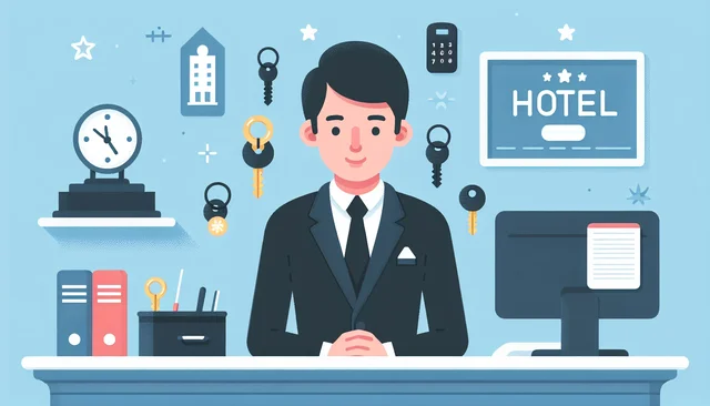 Illustration pour un CV de Directeur d’hôtel