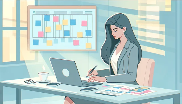 Illustration pour un CV de PMO