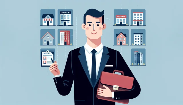 Illustration pour un CV de Agent immobilier