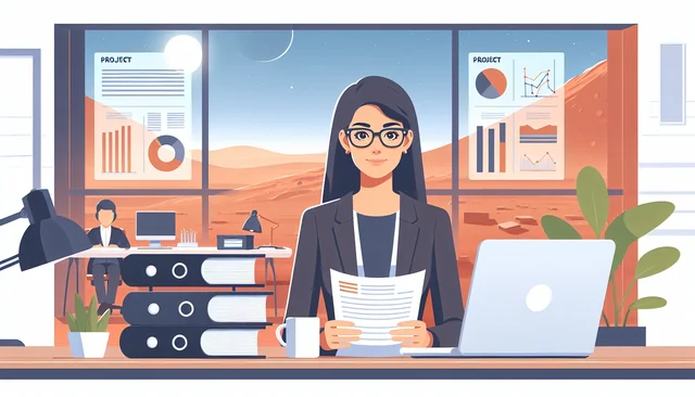 Illustration pour un CV de Chef de projet