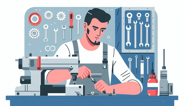 Illustration pour un CV de Ajusteur monteur