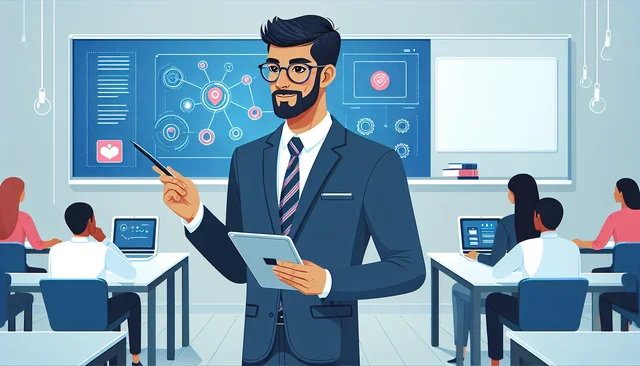 Illustration pour un CV de Formateur