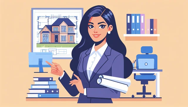Illustration pour un CV de Conseiller immobilier