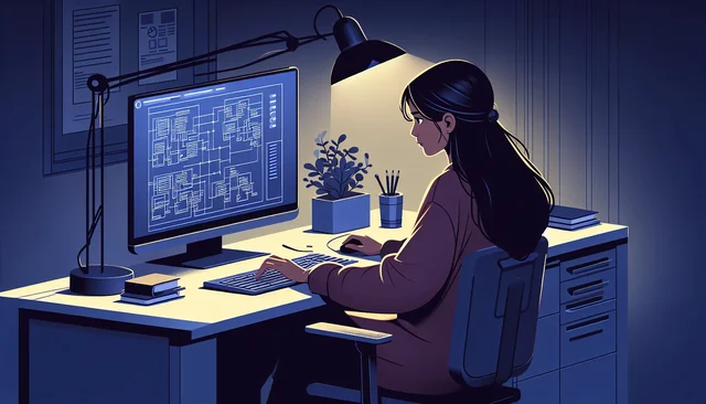 Illustration pour un CV de Architecte logiciel