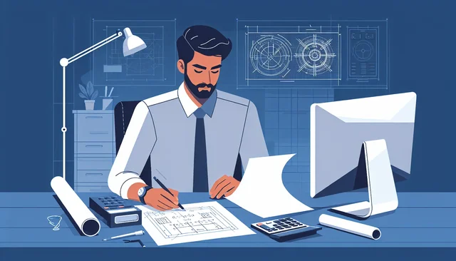 Illustration pour un CV de Ingénieur Calcul