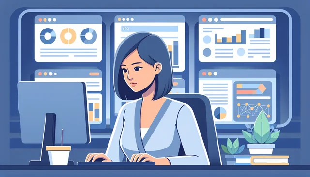 Illustration pour un CV de Consultant SEO