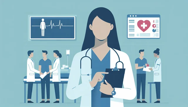 Illustration pour un CV de Cadre de santé