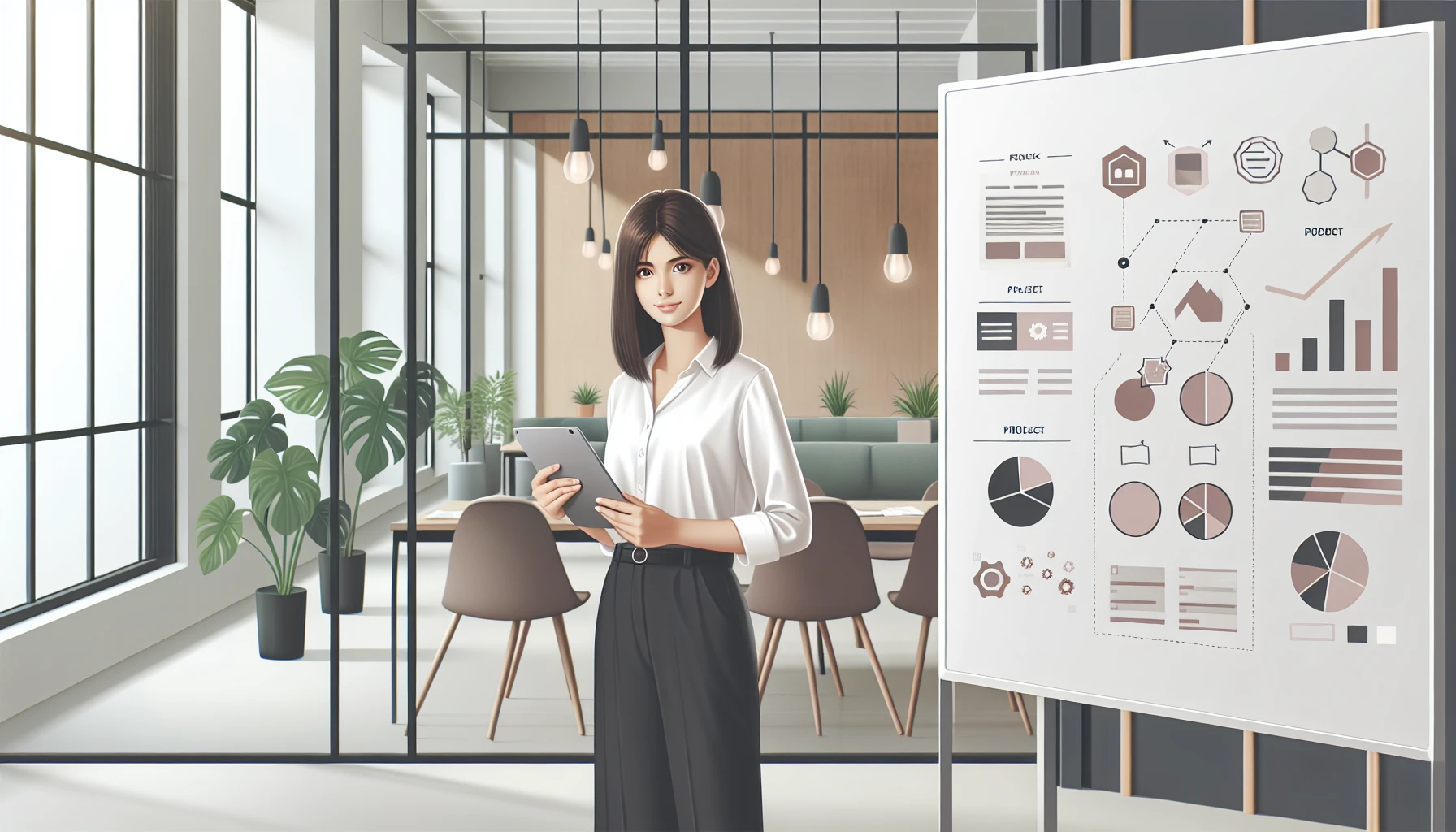 Illustration pour un CV de Product Manager