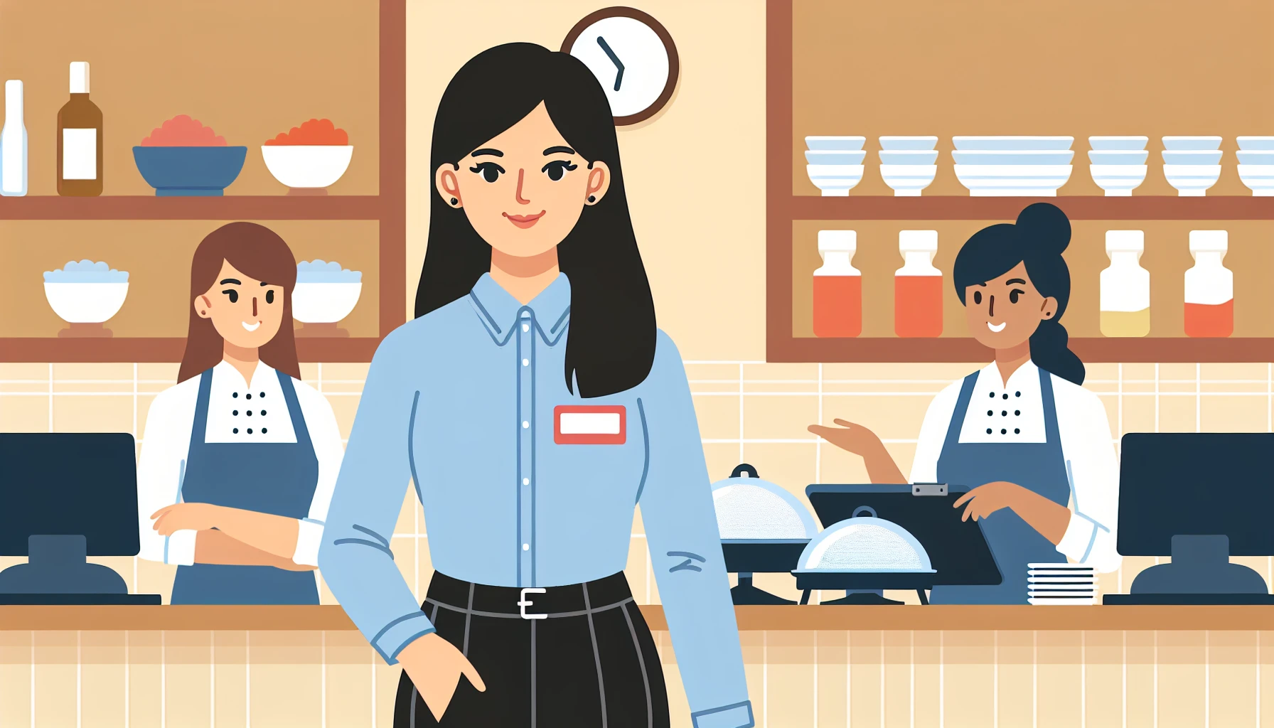 Illustration pour un CV de Responsable restauration