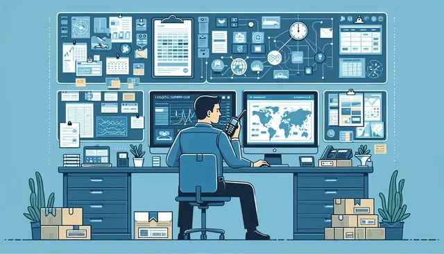 Illustration pour un CV de Superviseur Logistique