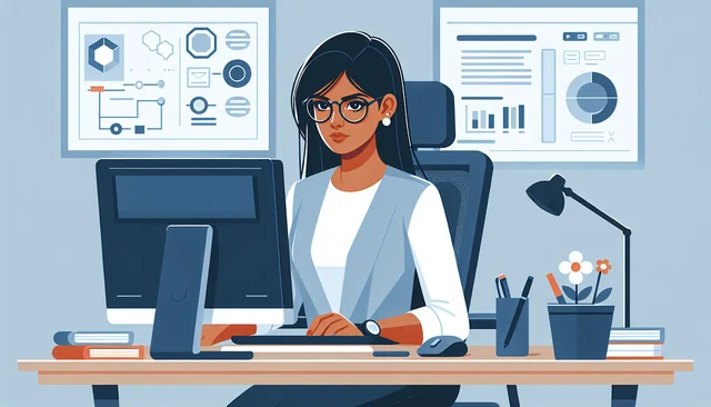 Illustration pour un CV de Consultant Digital