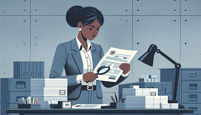 Illustration pour un CV de Déclarant en douane