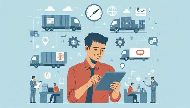 Illustration pour un CV de Directeur Supply Chain