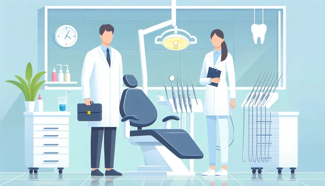 Illustration pour un CV de Dentiste