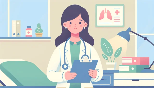 Illustration pour un CV de Médecin du travail