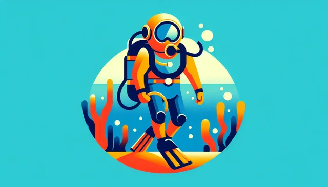 Illustration pour un CV de Scaphandrier