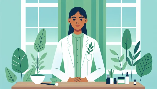 Illustration pour un CV de Naturopathe