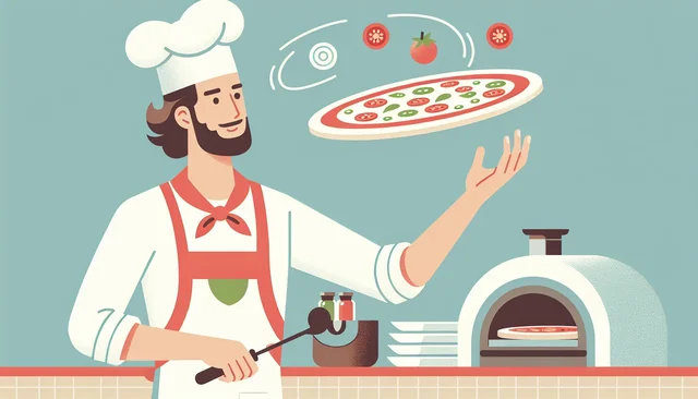 Illustration pour un CV de Pizzaiolo