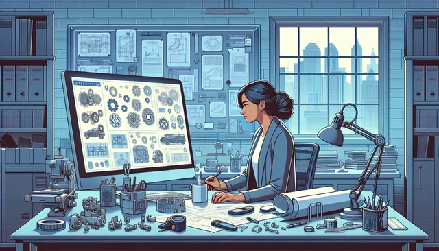 Illustration pour un CV de Technicien Bureau d’études