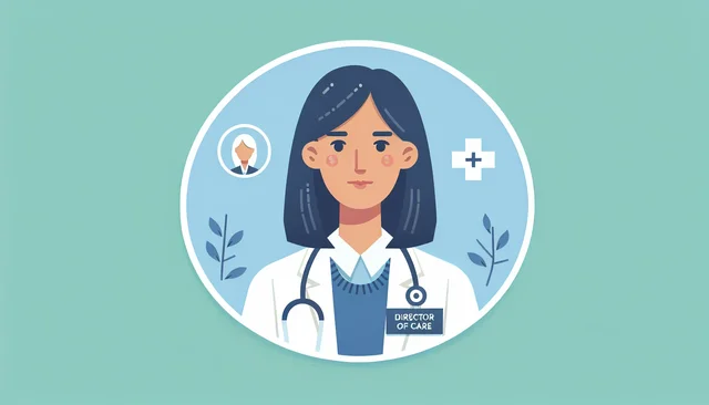Illustration pour un CV de Directeur des soins