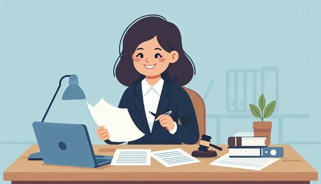 Illustration pour un CV de Juriste Contentieux