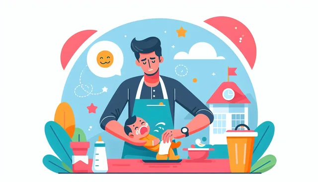 Illustration pour un CV de Auxiliaire de puériculture