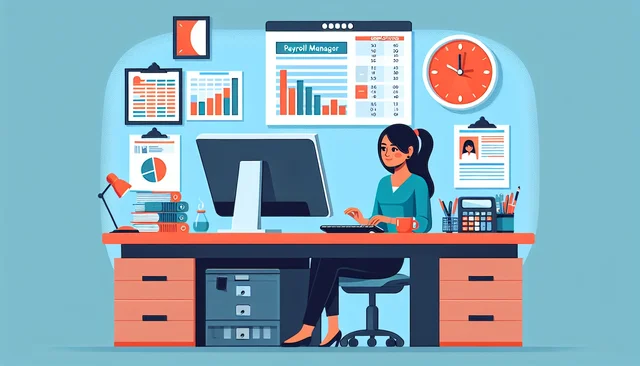 Illustration pour un CV de Responsable paie