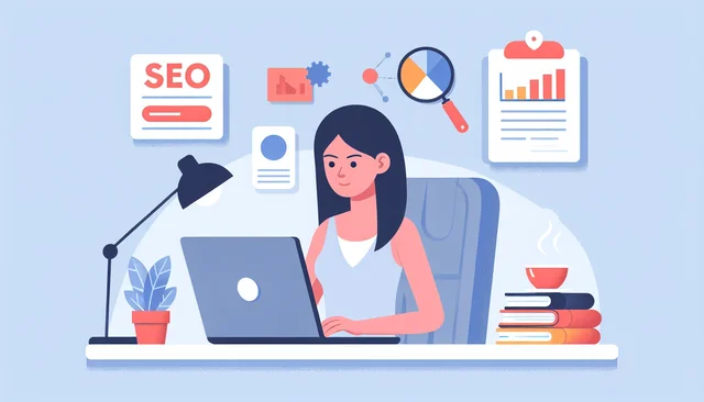 Illustration pour un CV de Chef de projet SEO