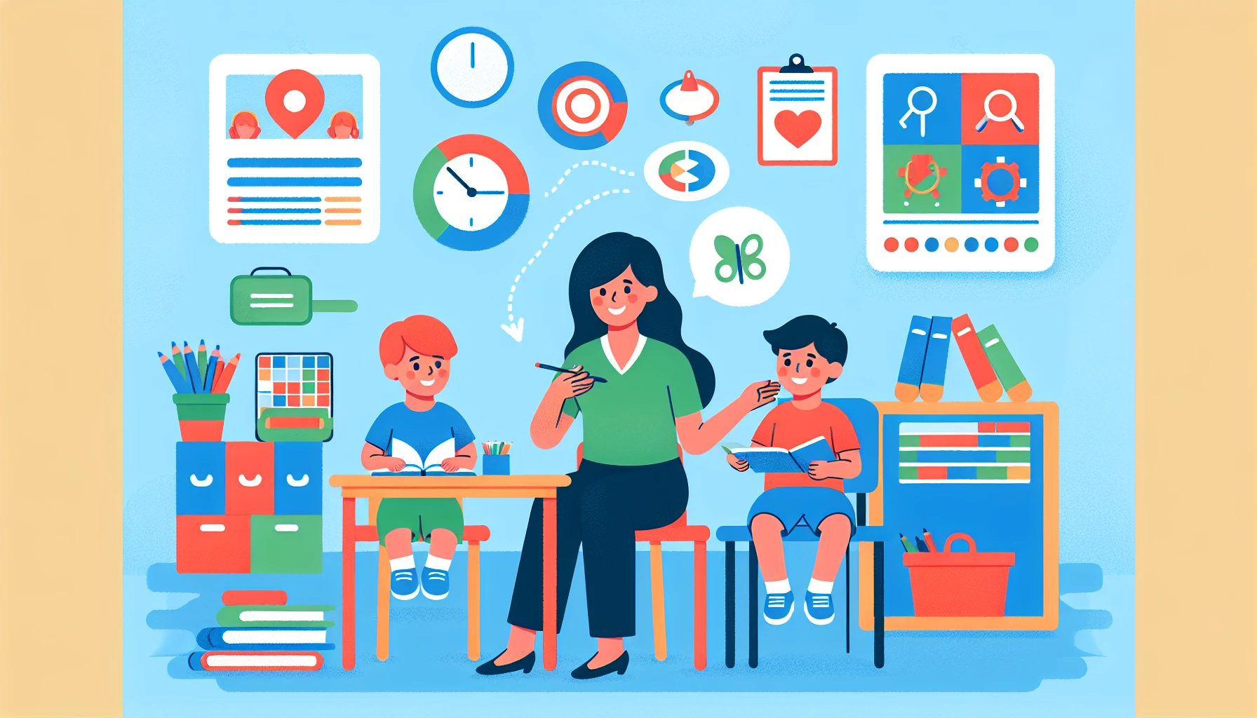 Illustration pour un CV de AESH