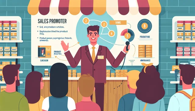 Illustration pour un CV de Promoteur des ventes