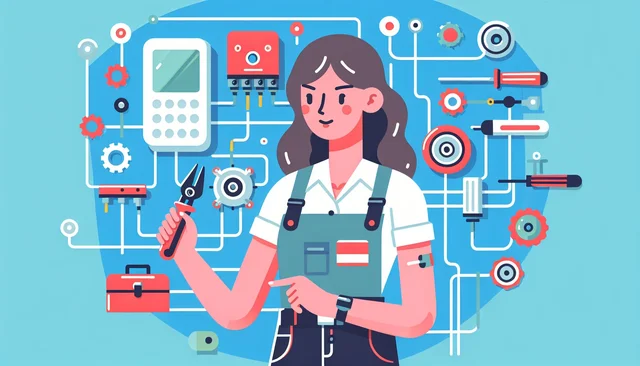 Illustration pour un CV de Technicien alarme