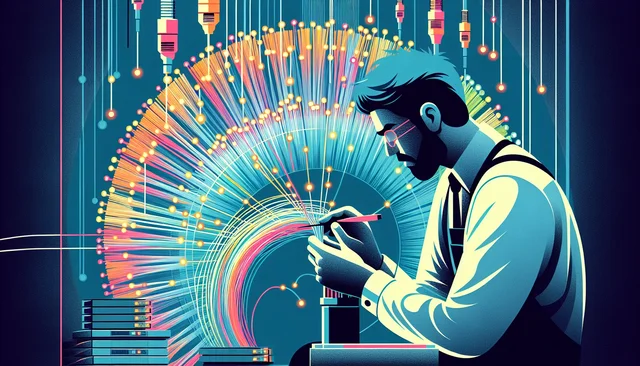 Illustration pour un CV de Technicien fibre optique