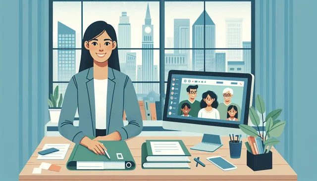 Illustration pour un CV de Conseillère en économie sociale et familiale