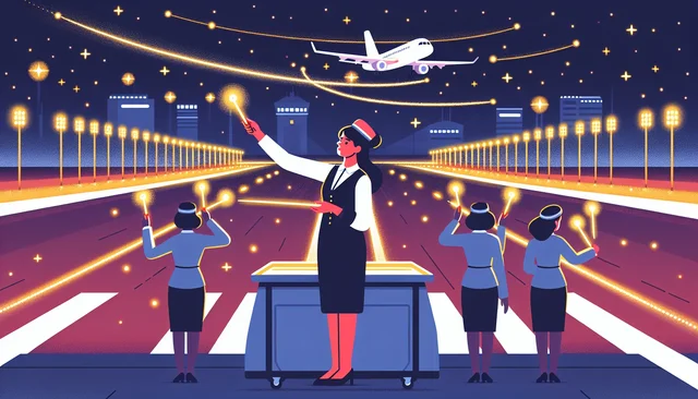 Illustration pour un CV de Agent de piste