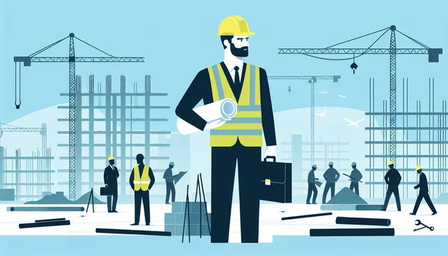 Illustration pour un CV de Conducteur de travaux gros oeuvre